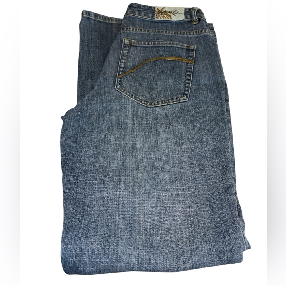 Indigo Palms jeans straight leg button/zip closure 5 pockets size 8S waist 29